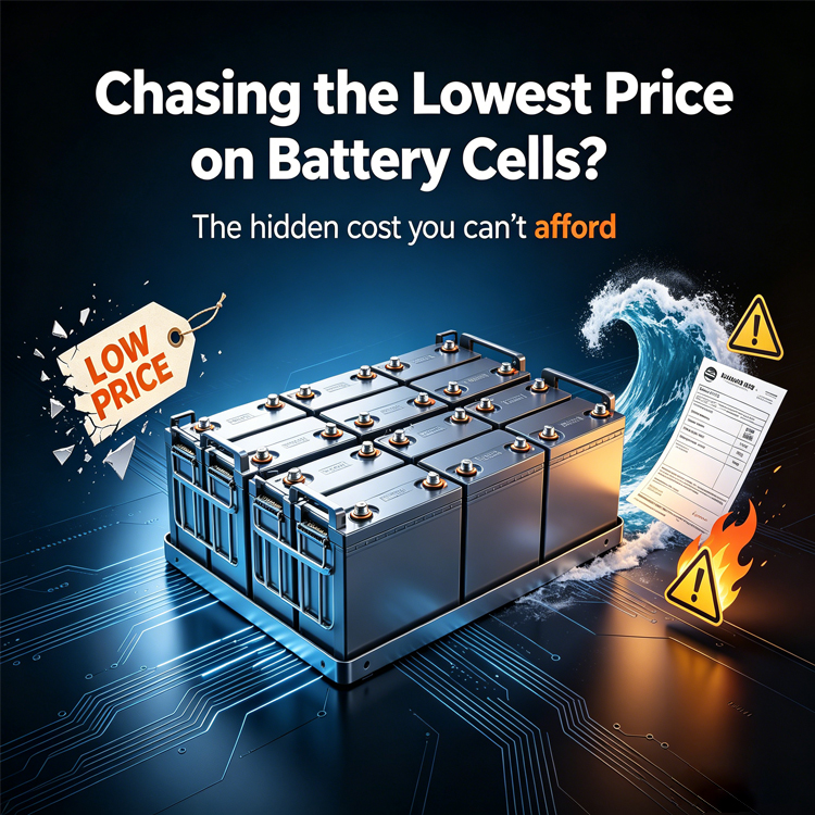 Title: Chasing the Lowest Price on Battery Cells? Here’s Why That’s a Risk You Can’t Afford.